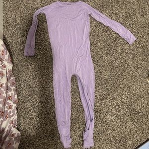 Little sleepies purple crescent zippy. Size 3T